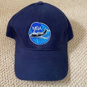 Navy blue Boeing MSA baseball cap